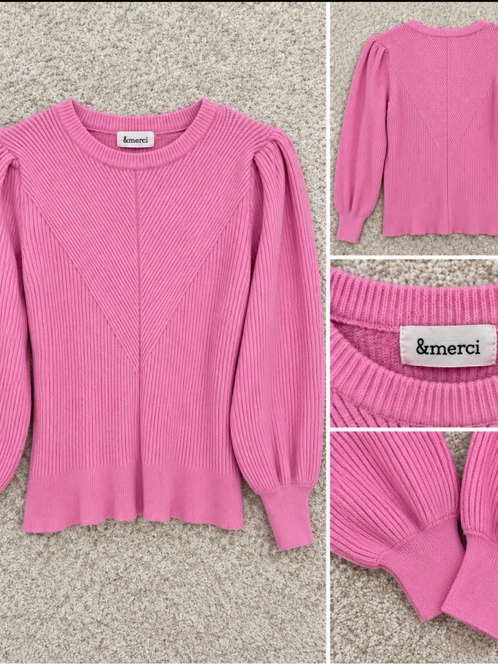 Pink sweater size M